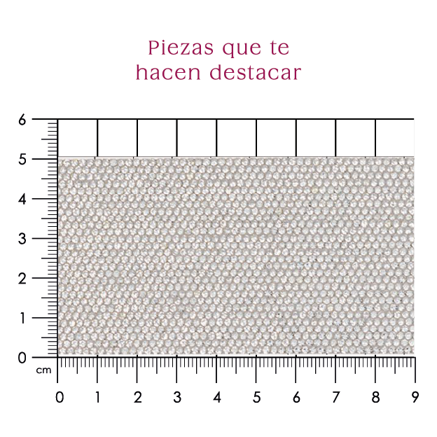 Hoja cristal 1mm plata (Panal) P439HC