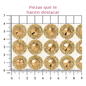 Suaje cristal redondo Golden 18mm P45HC