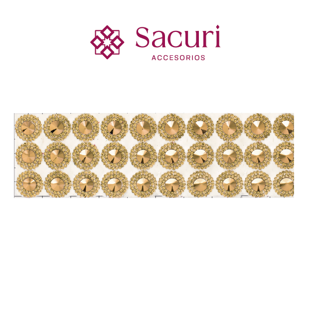 Suaje cristal redondo Golden 18mm P45HC