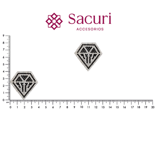 Parche diamante 40mm cristal  2mm P483HC