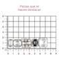 Parche recto cristal grande 75x20 cristal varios P485HC