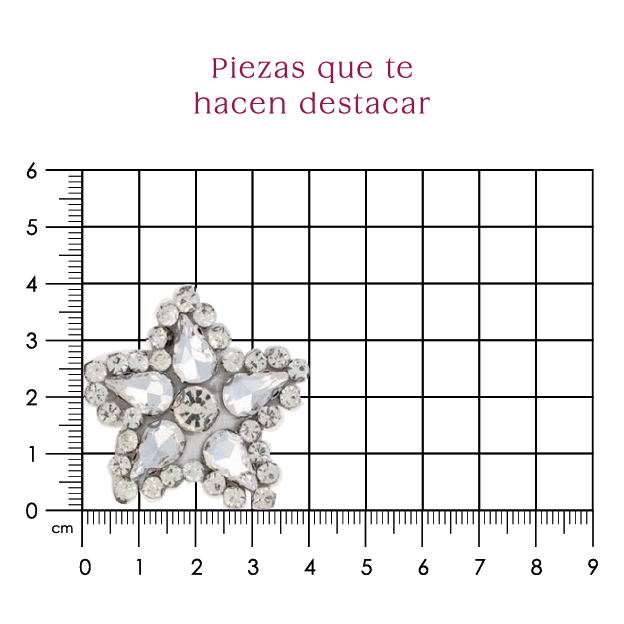 Parche estrella 45mm gota + 4mm P487HC