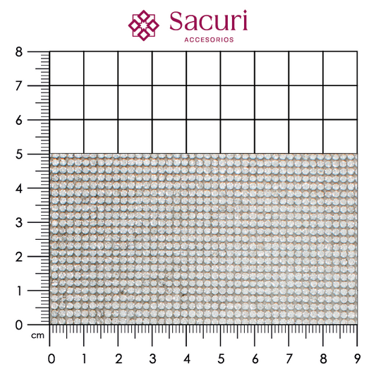 Lámina cristal 2mm 24x40 plata (106*175) (P24HC) P492HC