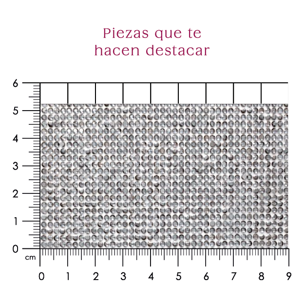 Lámina cristal 2mm 24x40 hematita (106*175) (P269HC) P498HC