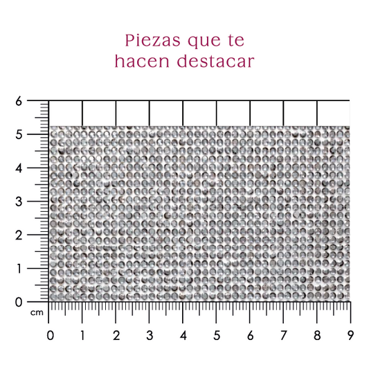Lámina cristal 2mm 24x40 hematita (106*175) (P269HC) P498HC