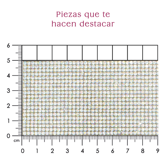 Hoja de cristal 2.2mm AB (24X40cms) P62HC