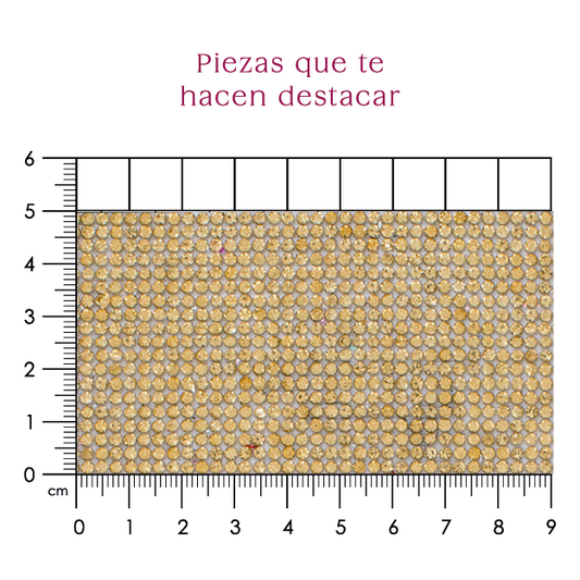 Hoja de cristal 2.2mm Golden (24X40cms) P63HC