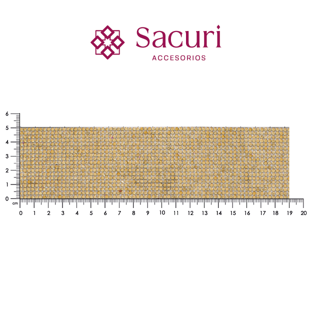 Hoja de cristal 2.2mm Golden (24X40cms) P63HC