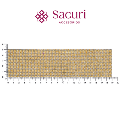 Hoja de cristal 2.2mm Golden (24X40cms) P63HC