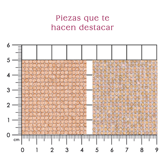 Hoja de cristal 2.2mm Light Peach (24X40cms) P64HC