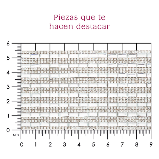 Hoja de cristal rectangulo 3x7 AB P81HC