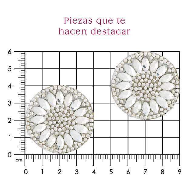 Suaje cristal redondo 41 mm (Par)  P84HC
