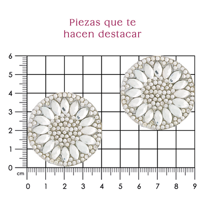 Suaje cristal redondo 41 mm (Par)  P84HC