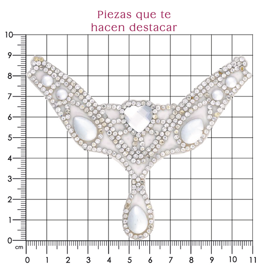 Suaje con ceramica Y 110x90 Cristal (Par) P85HC