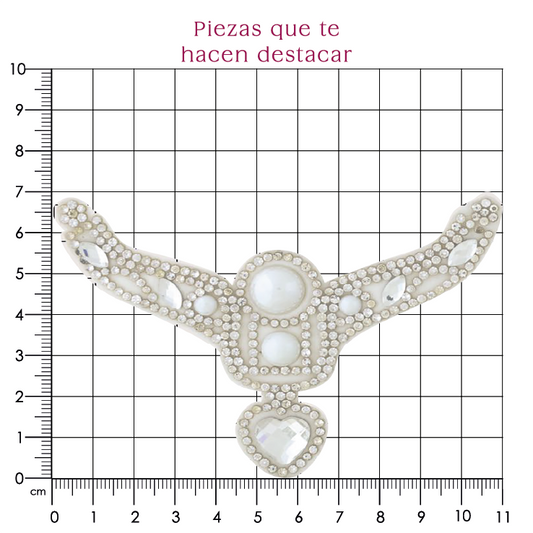 Suaje con ceramica Y 110x70 Cristal (Par) P86HC