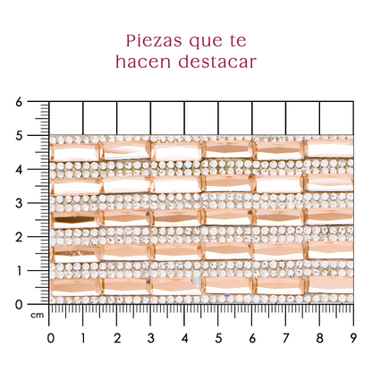 Hoja de crital rectangulo 5x15 Arena  P91HC